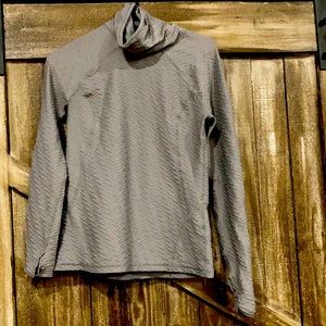 Turtle neck athletic shirt